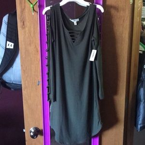 Olive Green Tight Dress